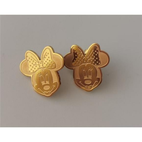 Jewelry - NEW PAIR OF DISNEY MINNIE MOUSE GOLD STUD EARRINGS EARS JEWELRY SET MICKEY